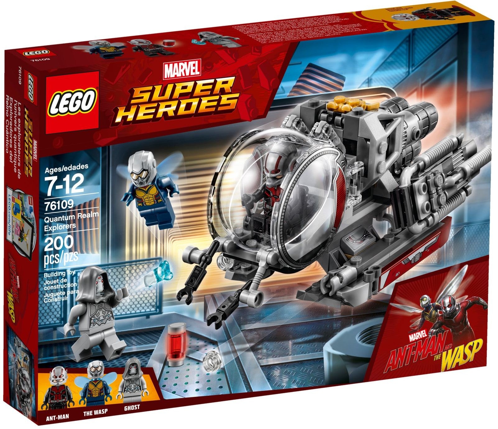 76109 Marvel Quantum Realm Explorers