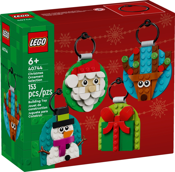40744 LEGO® Christmas Ornament Selection