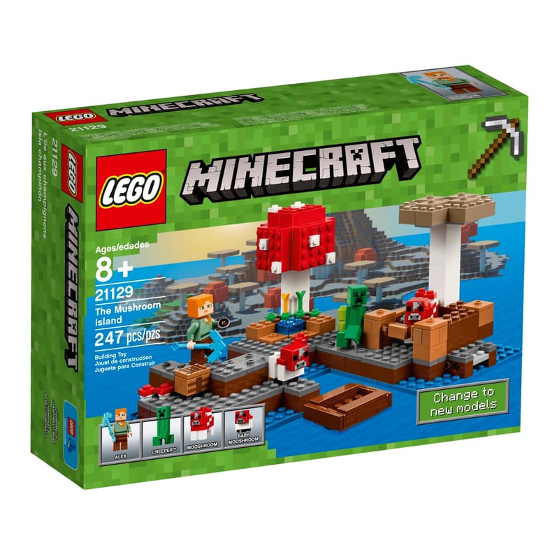 21129 Minecraft - The Mushroom Island (Retired 2018)