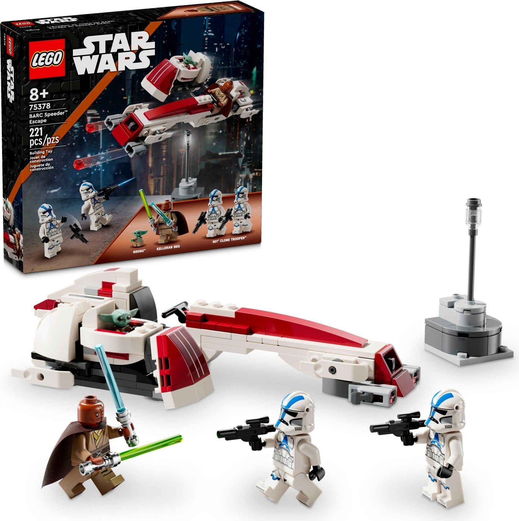 U-75378 USED LEGO Star Wars BARC Speeder Escape