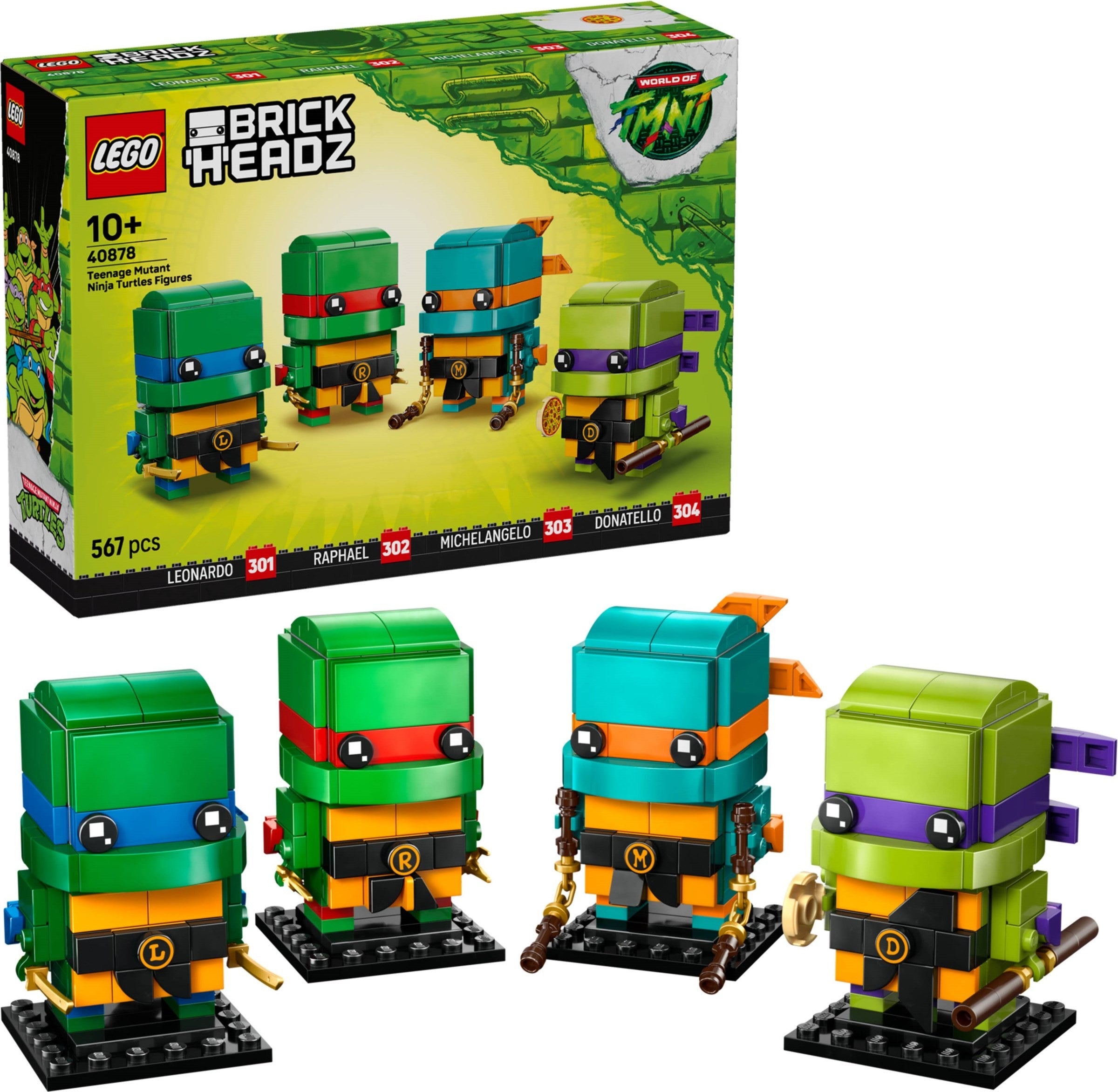 40878 Teenage Mutant Ninja Turtles Figures