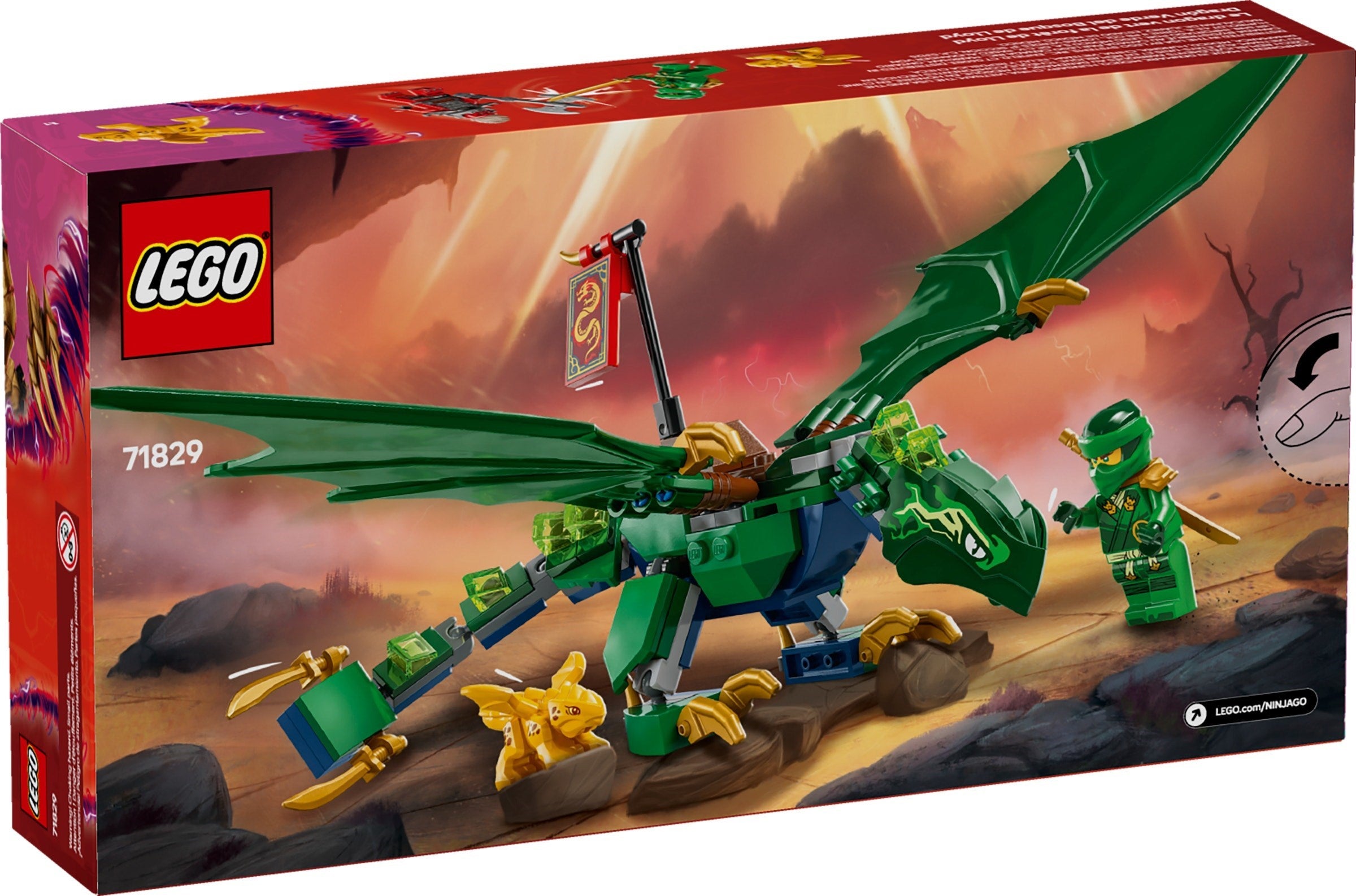 71829 Ninjago Lloyd's Green Forest Dragon