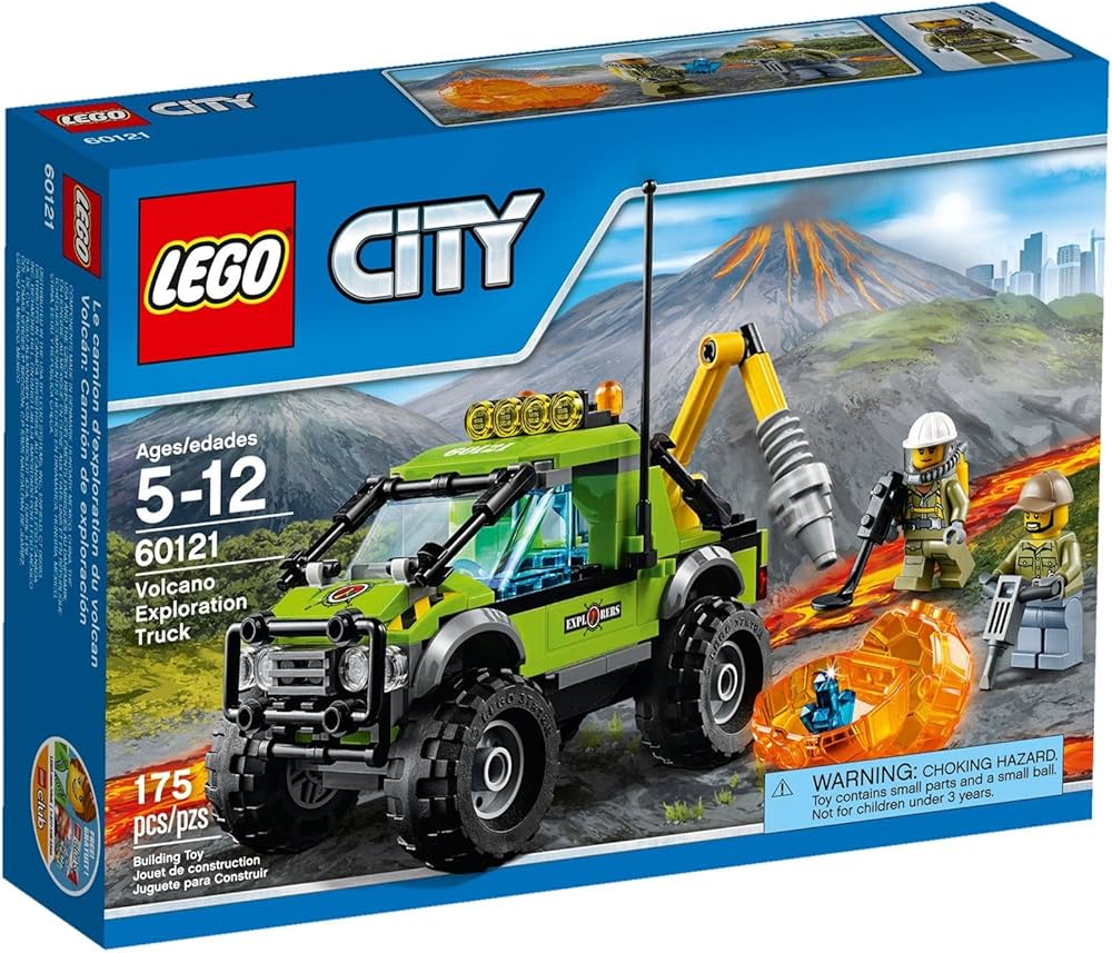 60121 Lego Volcano Exploration Truck