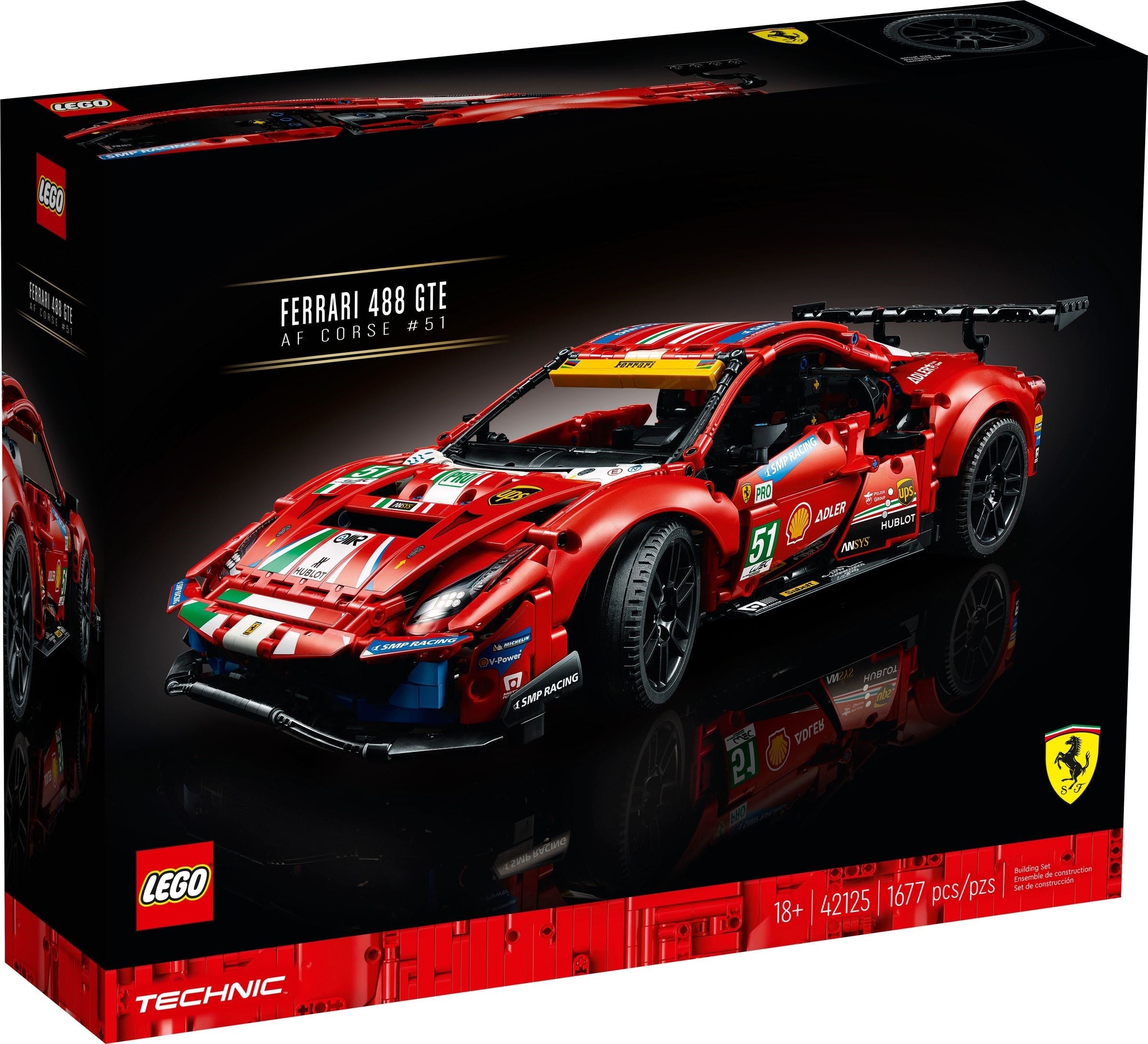 D20-42125 DAMAGED Ferrari 488 GTE “AF Corse #51”