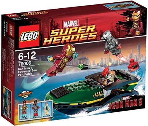 U-76006 USED Super Heroes Iron Man Extremis Sea Port Battle