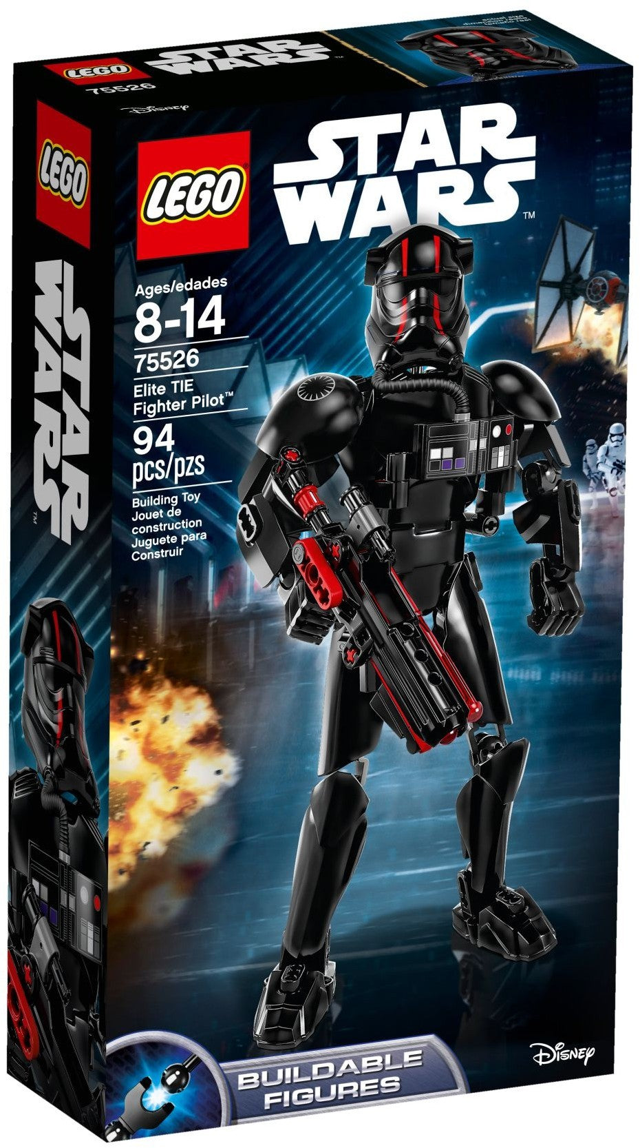 75526 Star Wars Elite TIE Fighter Pilot™ Buildable Figure