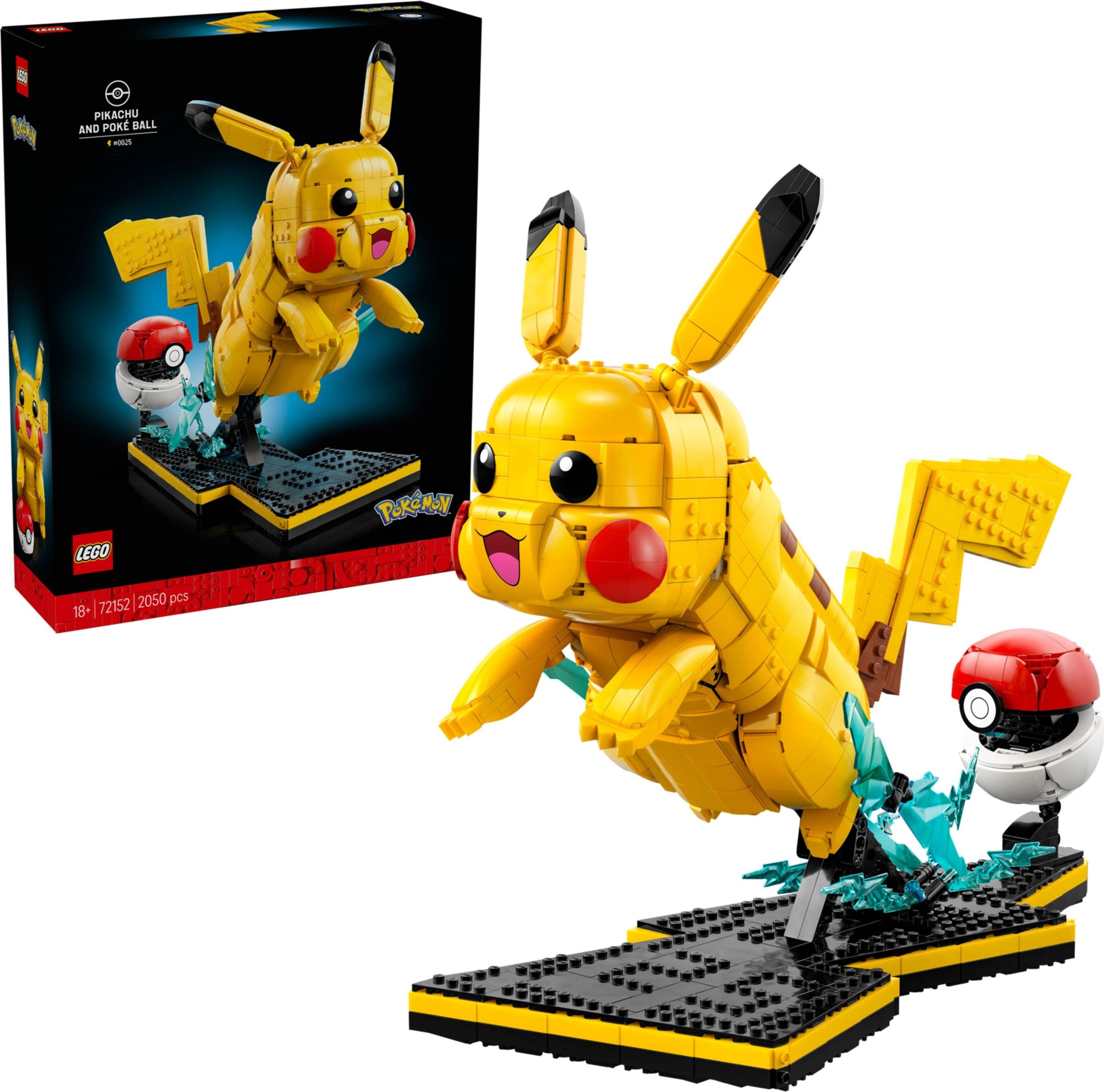 72152 Pokémon Pikachu and Poké Ball