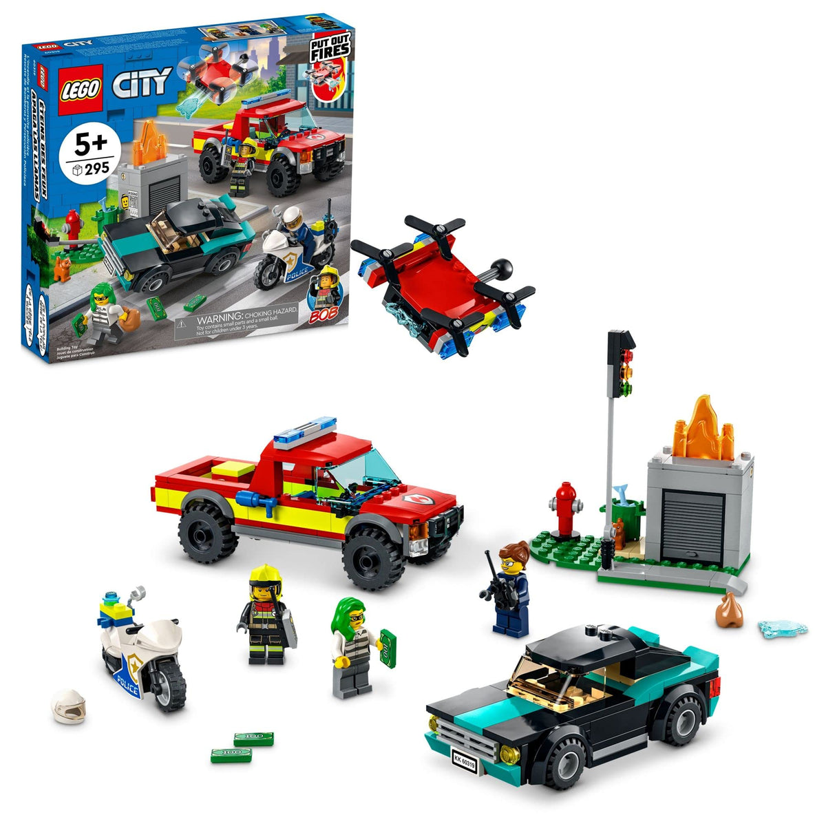 60319 LEGO City Fire Rescue & Police Chase