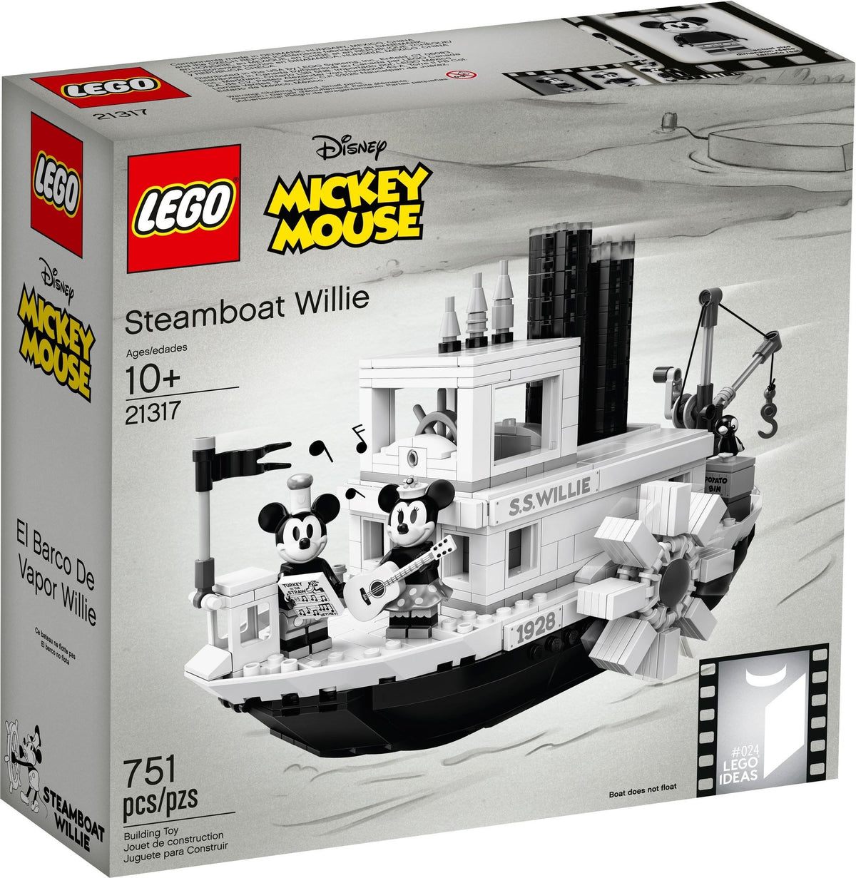 21317 Lego Disney Steamboat Willie