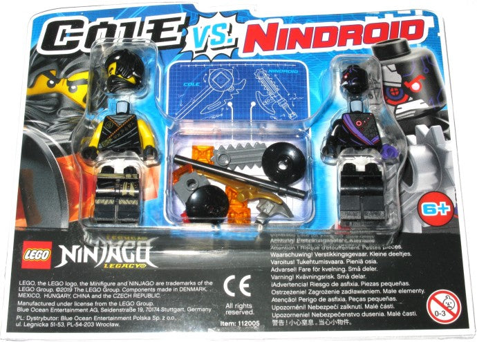 112005 Ninjago Cole vs. Nindroid