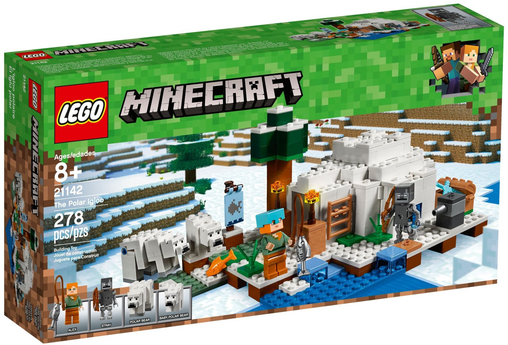 21142 Minecraft The Polar Igloo