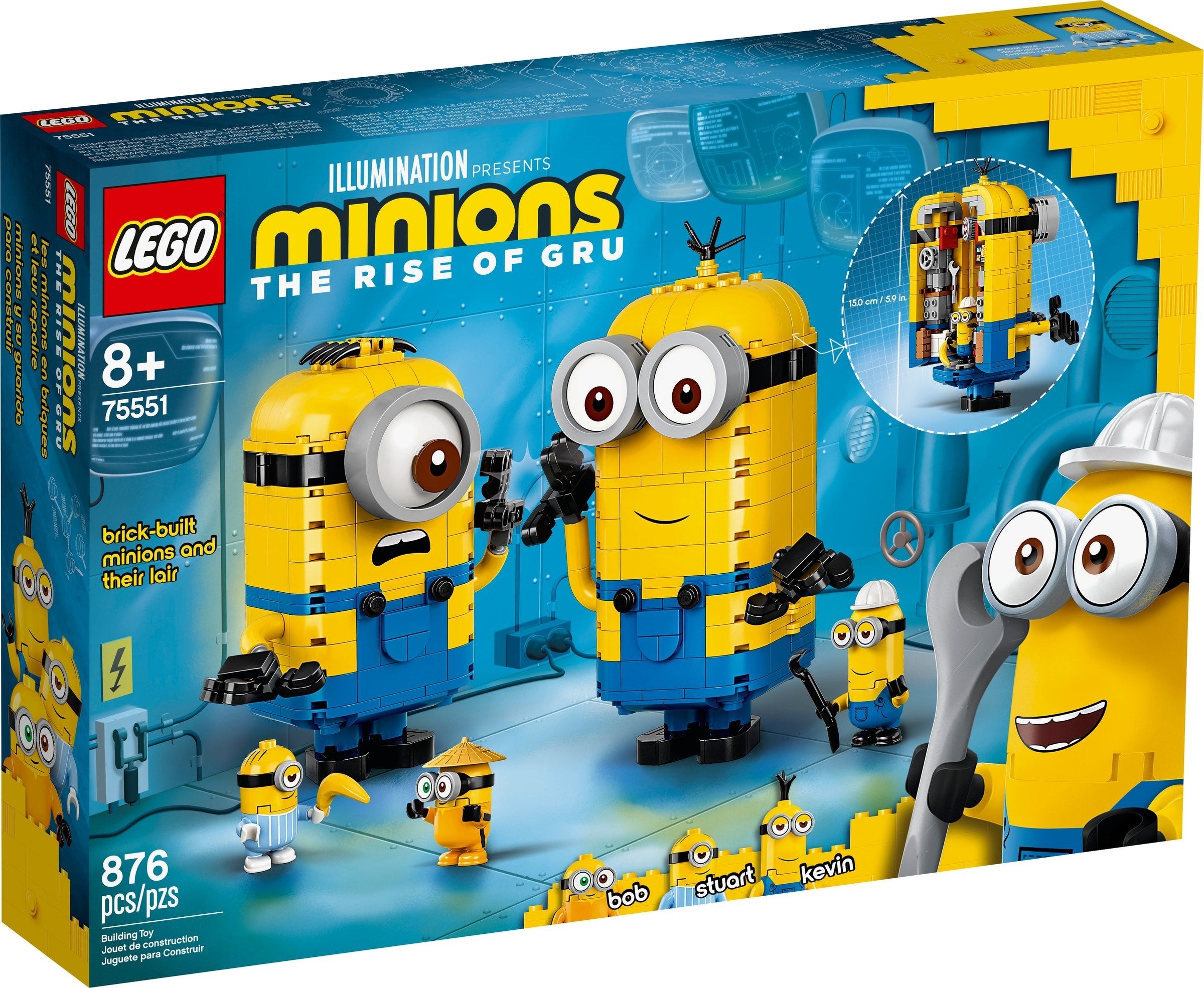 75551 Brick-built Minions and their Lair