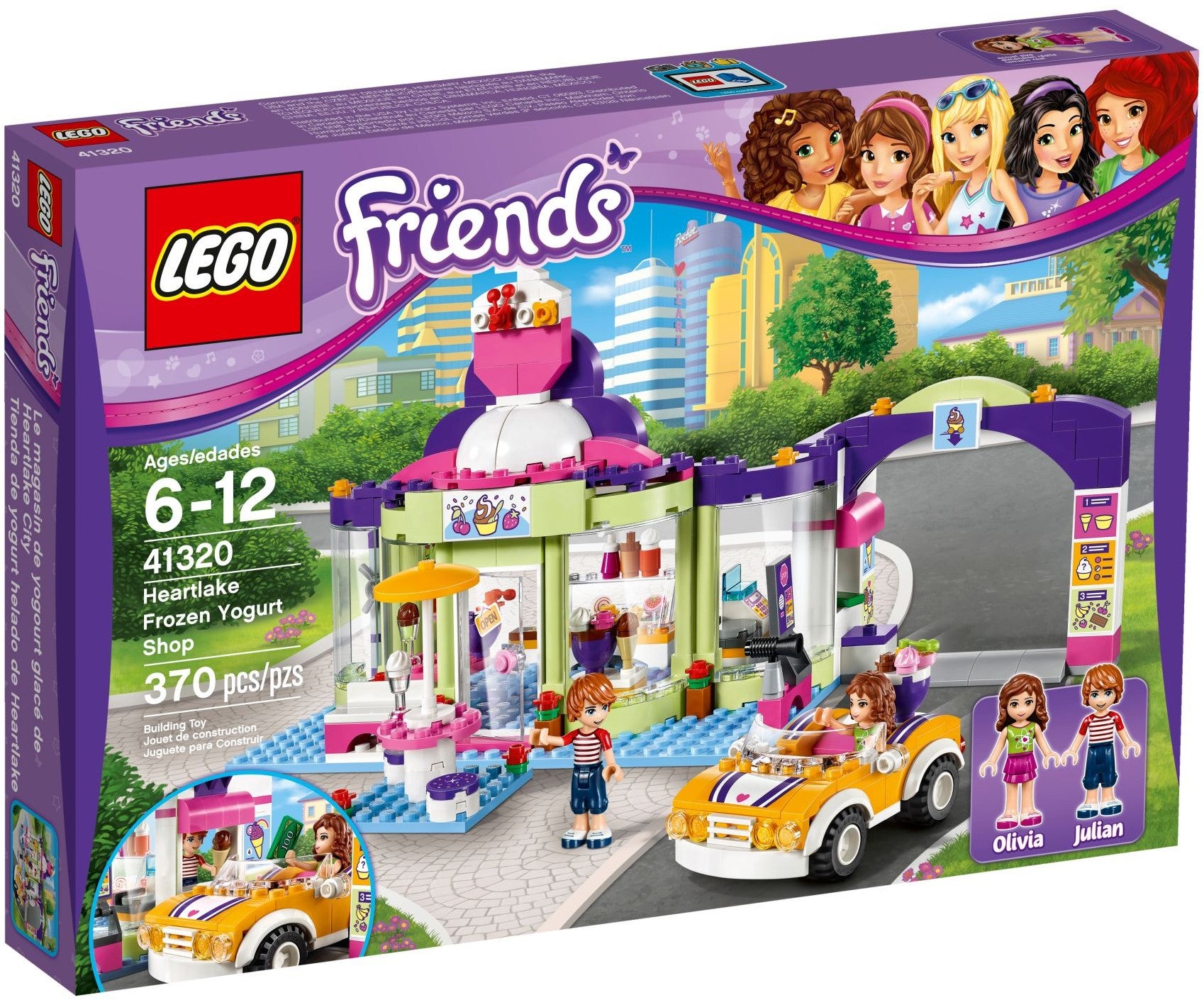 41320 Friends Heartlake Frozen Yogurt Shop