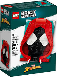 40536 LEGO Brick Sketches Miles Morales.