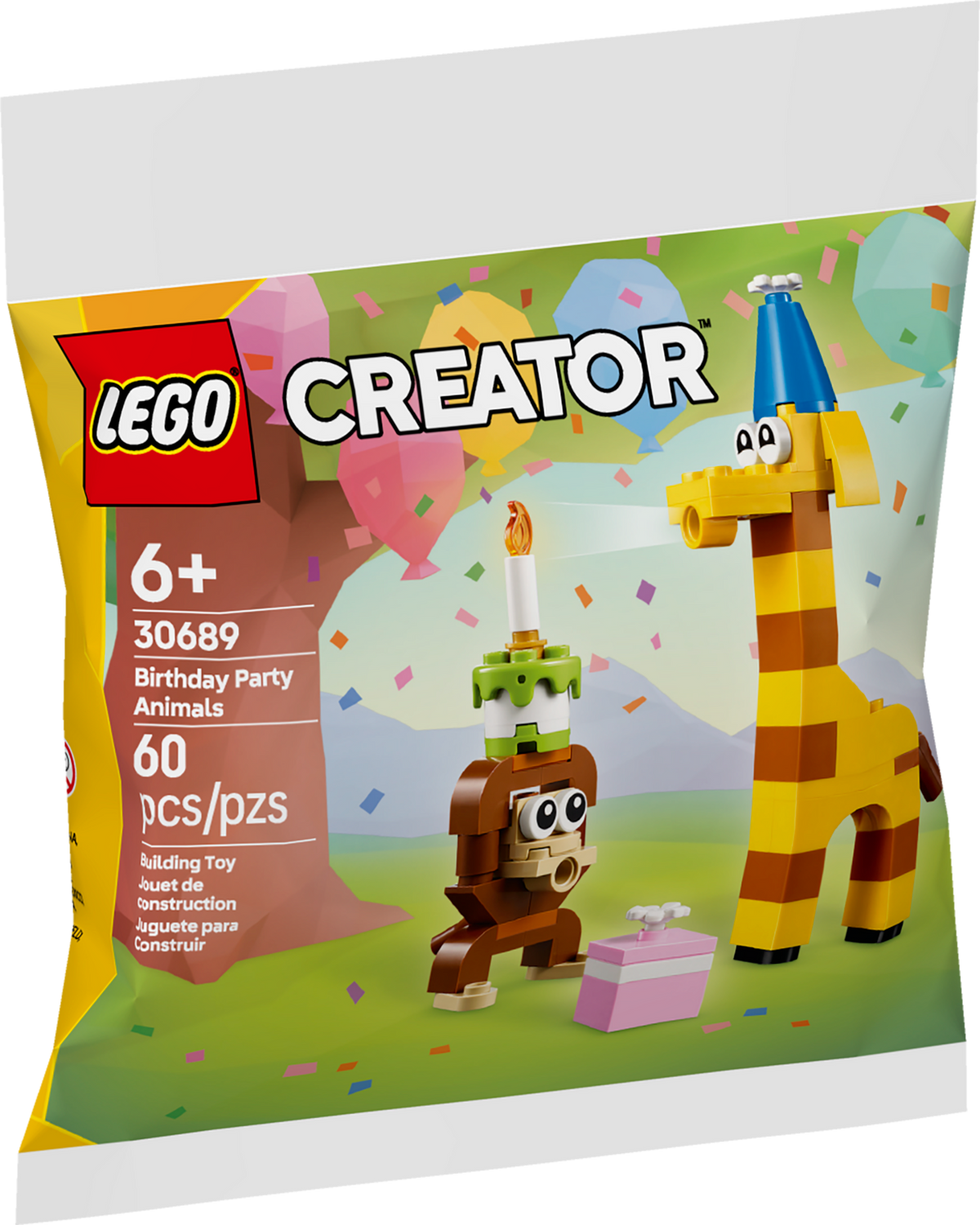30689 Birthday Party Animals Polybag