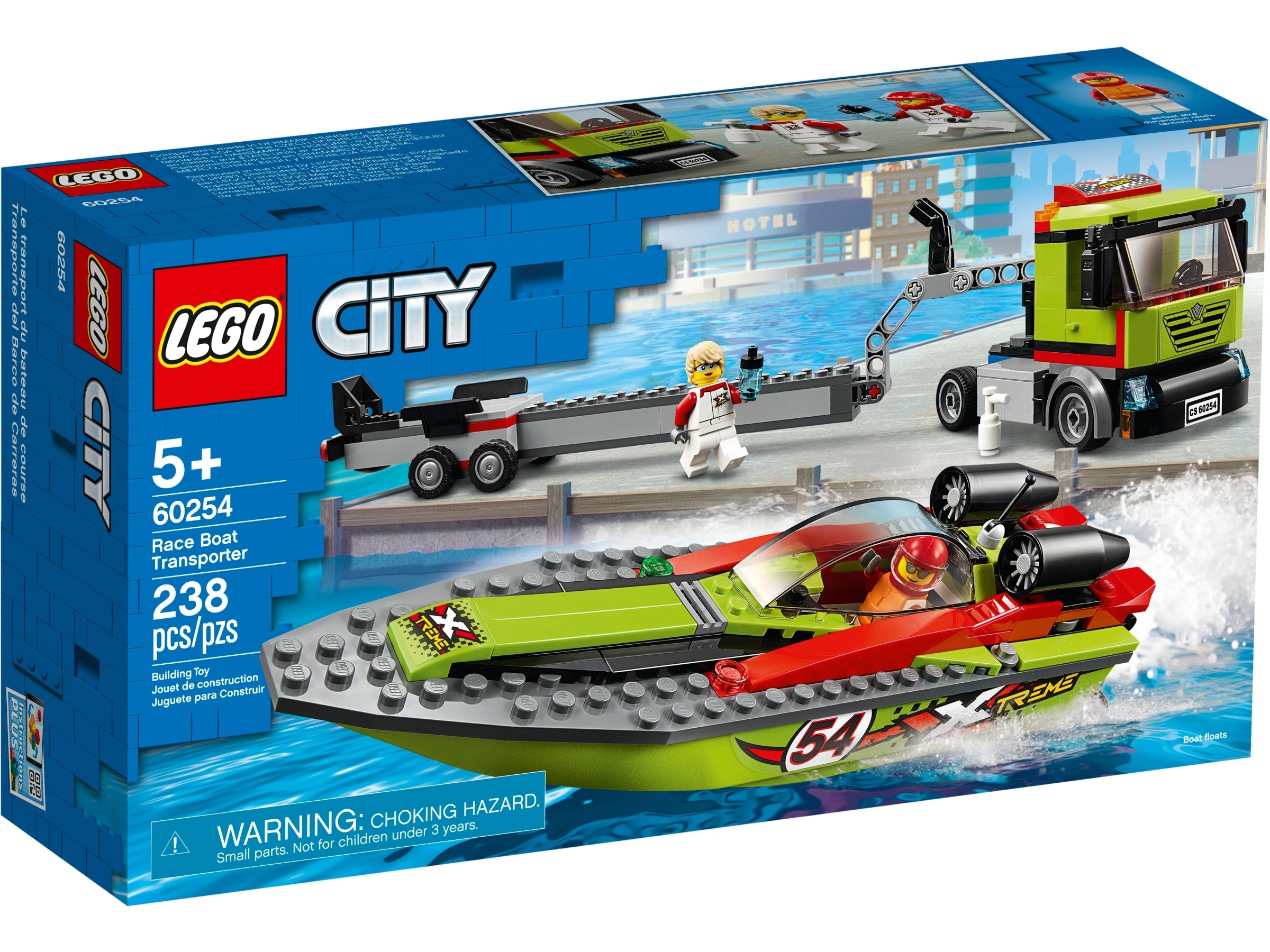 60254 LEGO City Race Boat Transporter