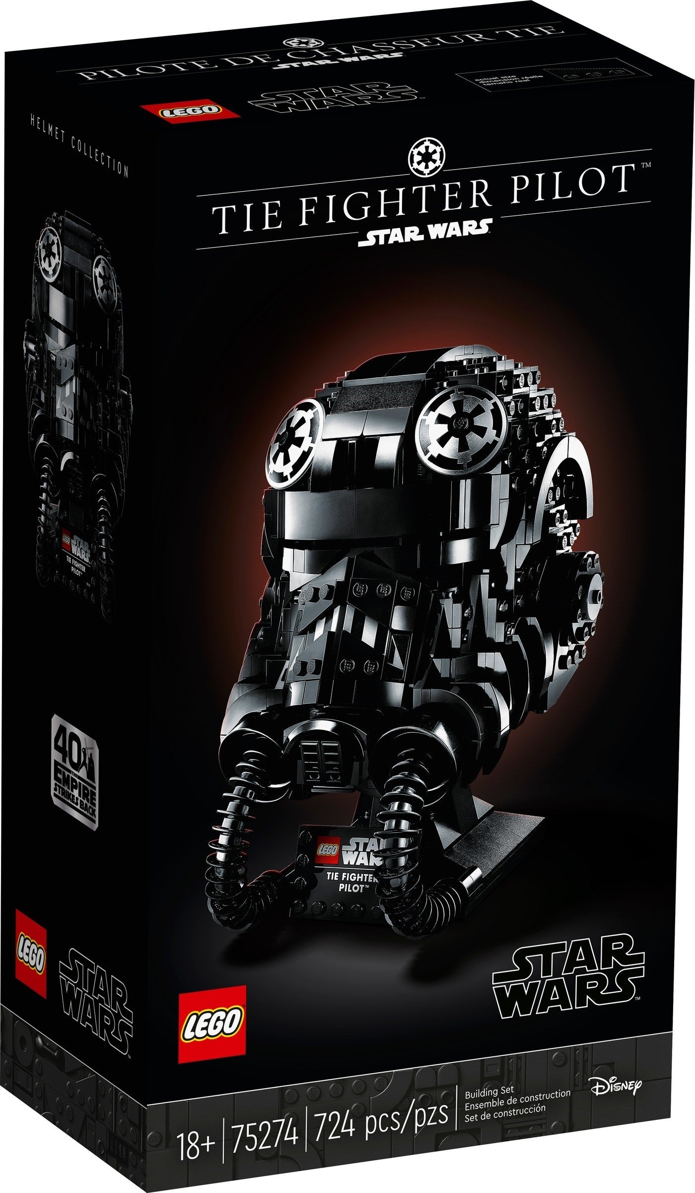 75274 Lego STAR WARS TIE Fighter Pilot™ Helmet
