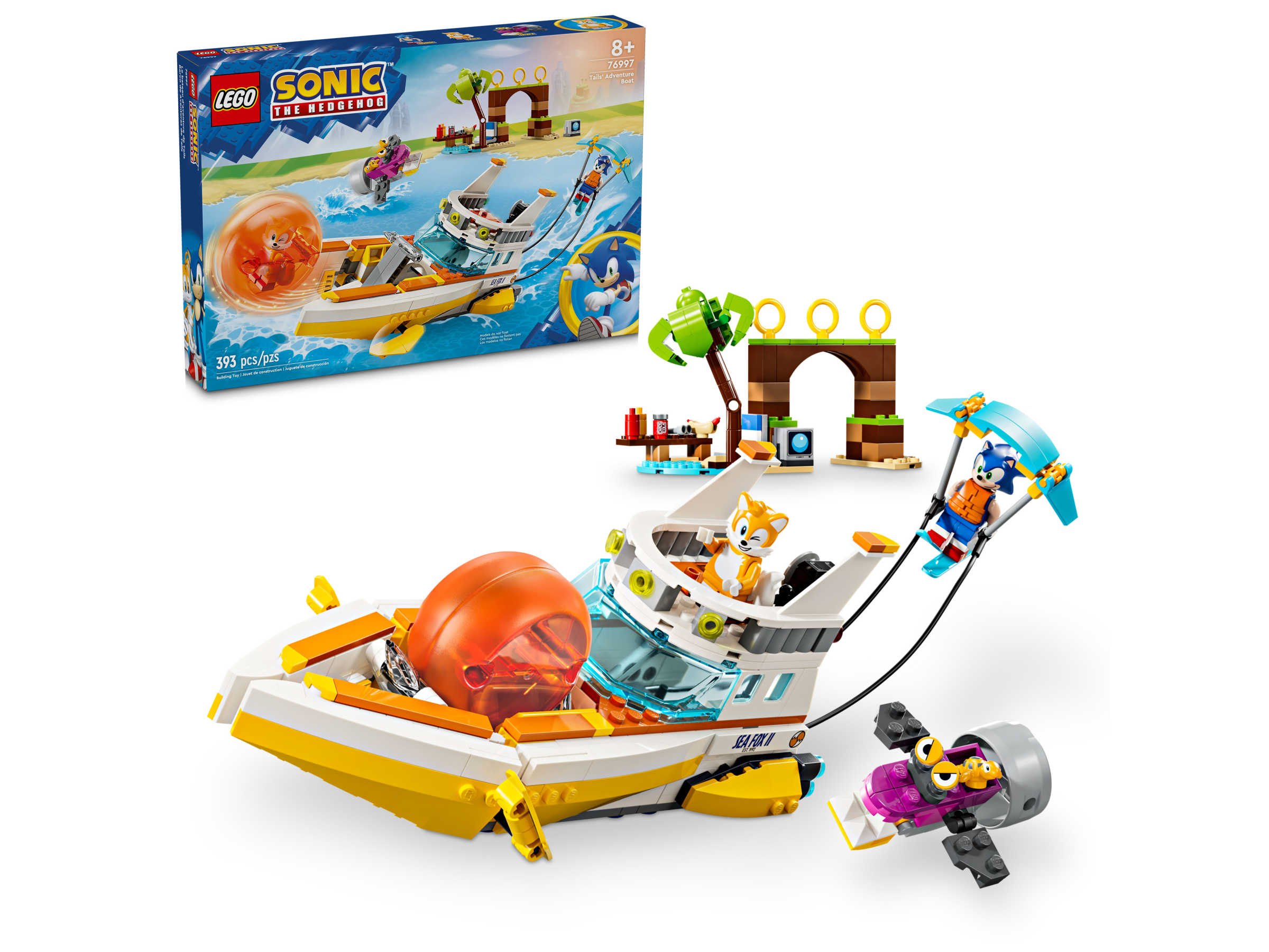 76997 Lego Sonic Tails' Adventure Boat