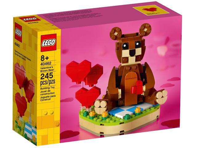 40462 Valentine’s Brown Bear Building Kit (239 Pieces)