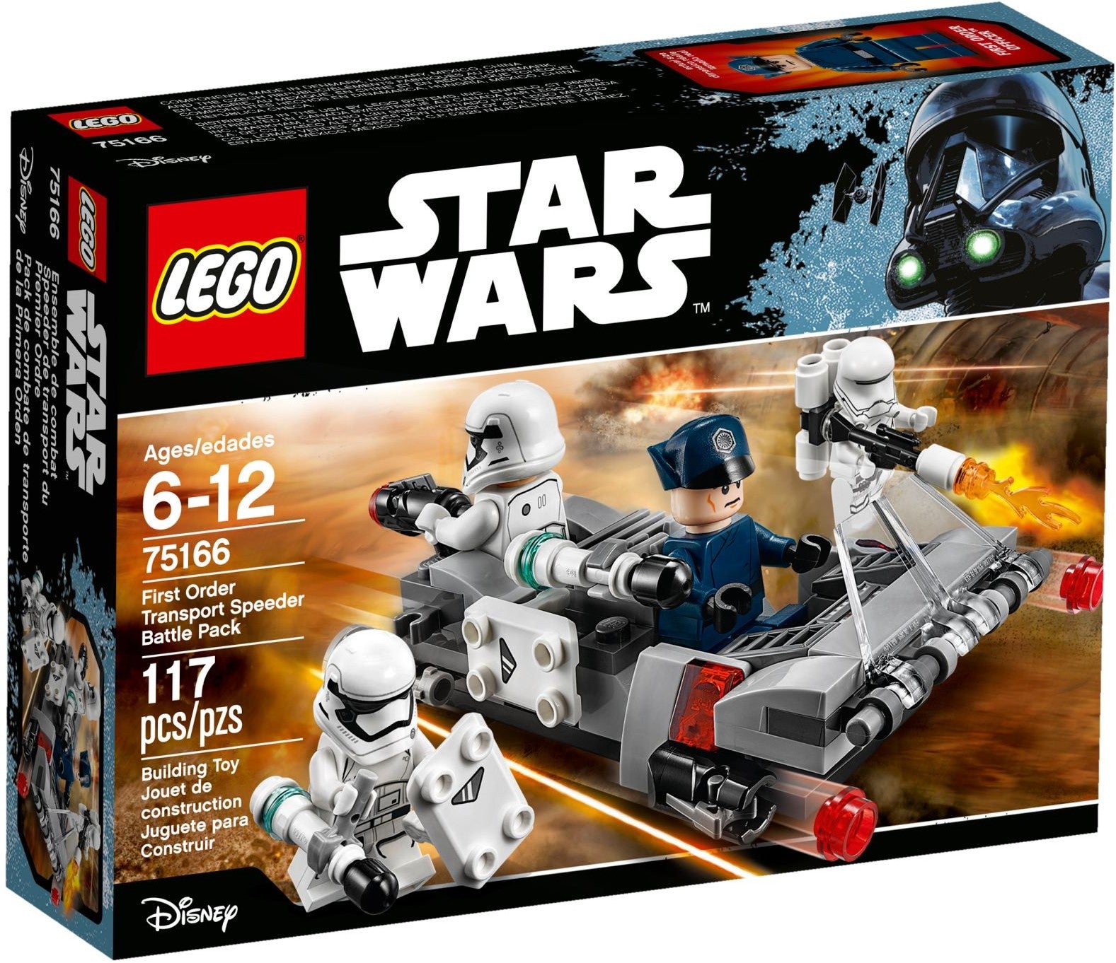 D10-75166 DAMAGED First Order Transport Battle Pack