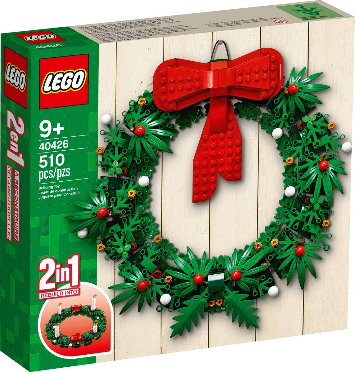 40426 Christmas Wreath 2-in-1