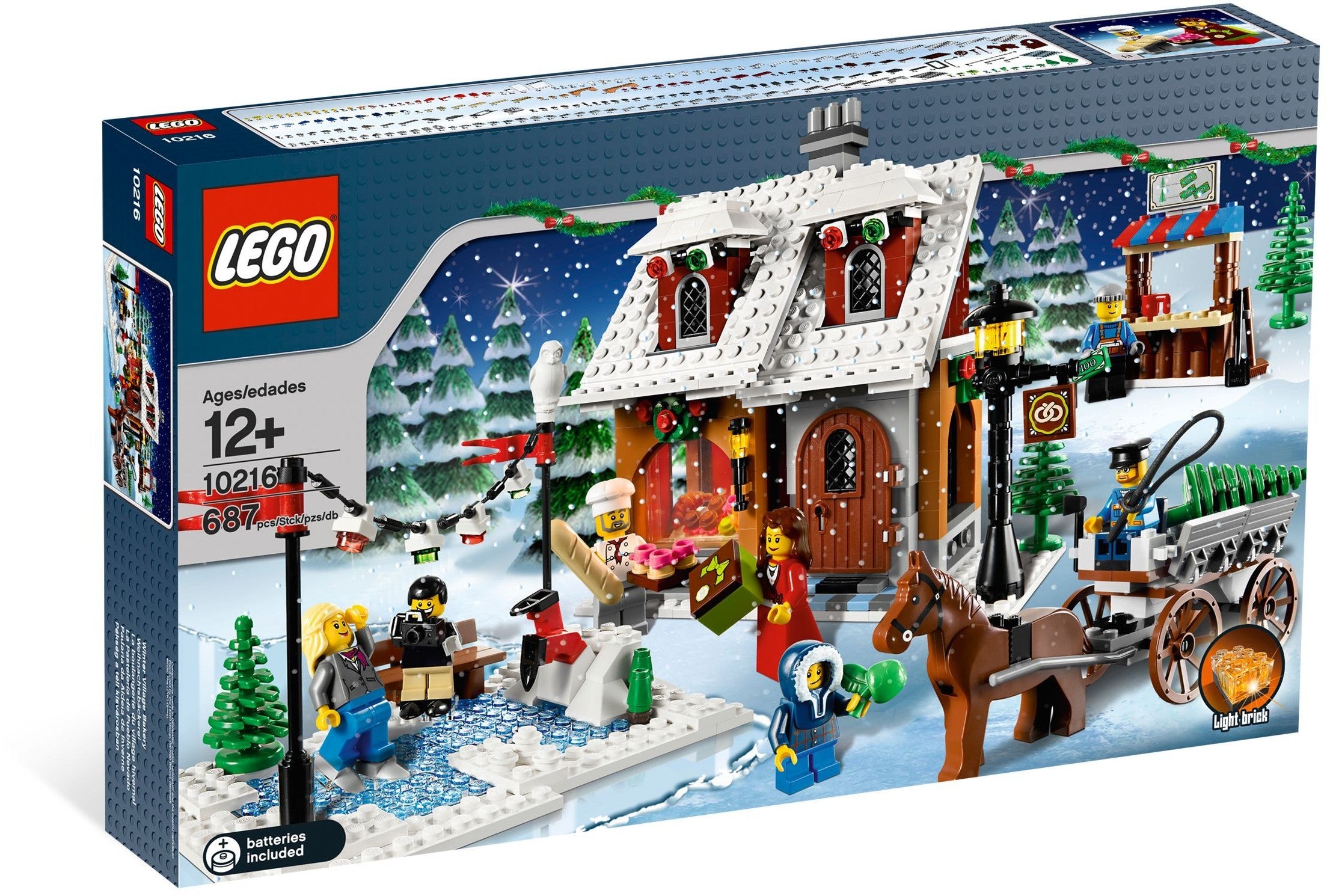 D15-10216 DAMAGED Winter Village Bakery