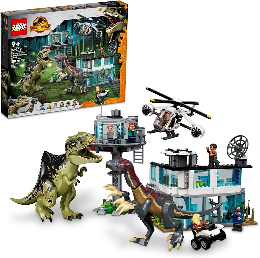 76949 LEGO Jurassic World Dominion Giganotosaurus & Therizinosaurus Attack