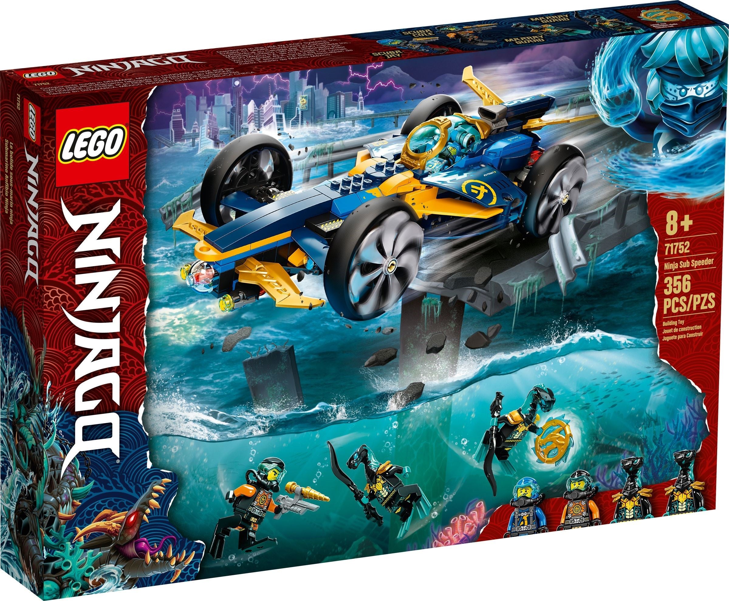 71752 Lego NINJAGO  Ninja Subspeeder