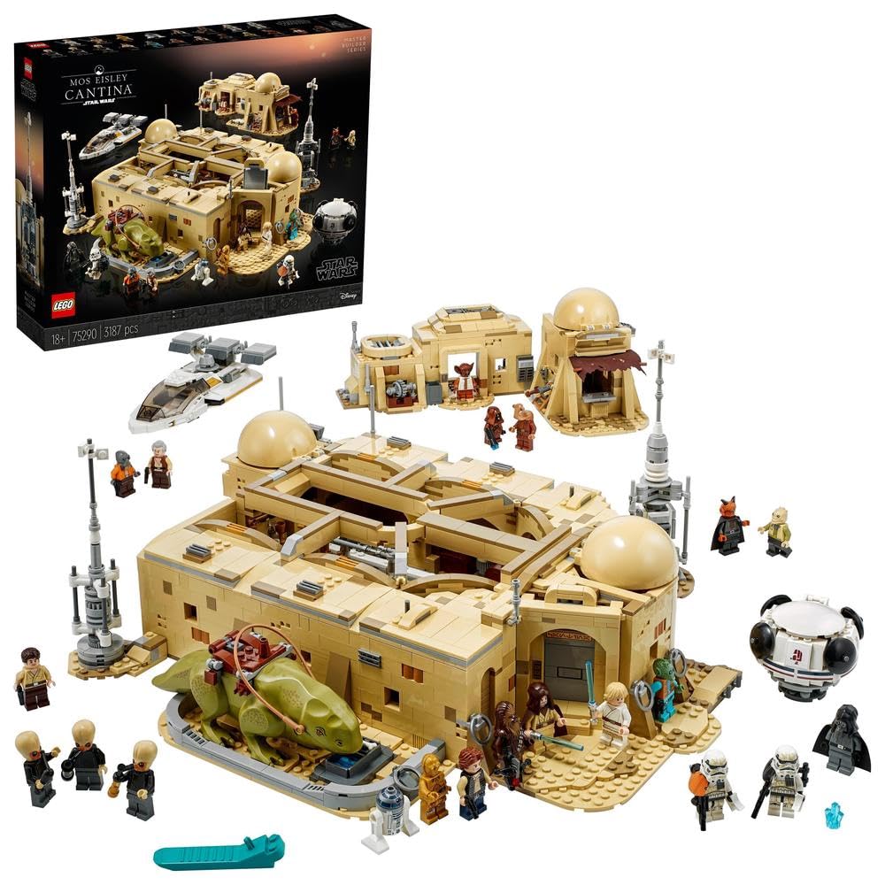 D15-75290 Damaged Box LEGO Star Wars Mos Eisley Cantina Building Set for Adults