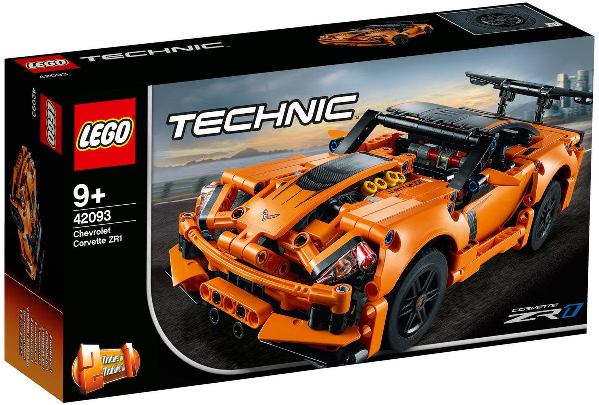 D20-42093 Damaged Technic Chevrolet Corvette ZR1