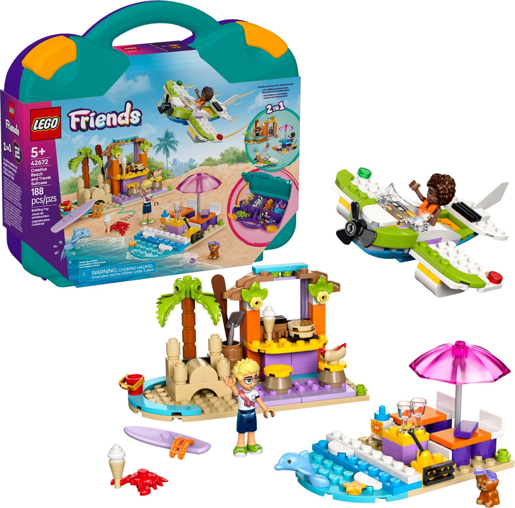 42672 Friends Creative Beach and Travel Suitcase