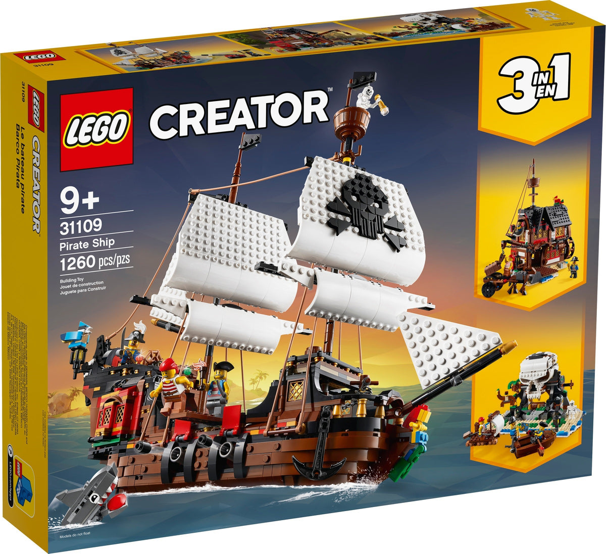 D20-31109 DAMAGED Pirate Ship