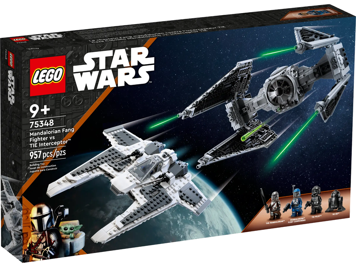 75348 Mandalorian Fang Fighter vs. TIE Interceptor™