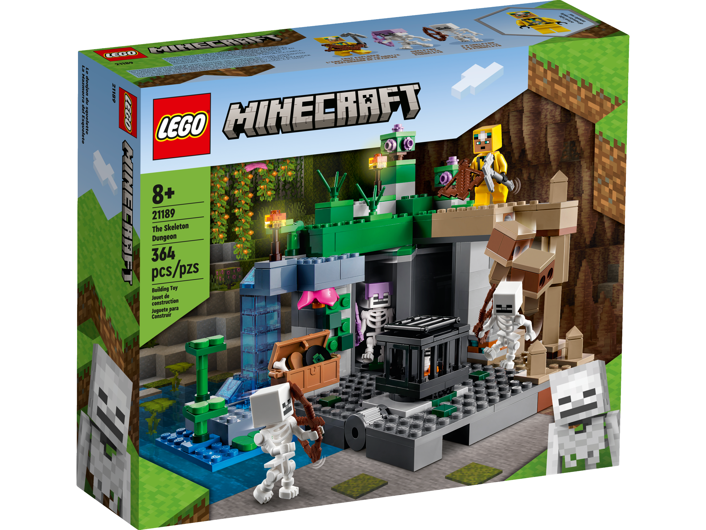 21189 Minecraft The Skeleton Dungeon
