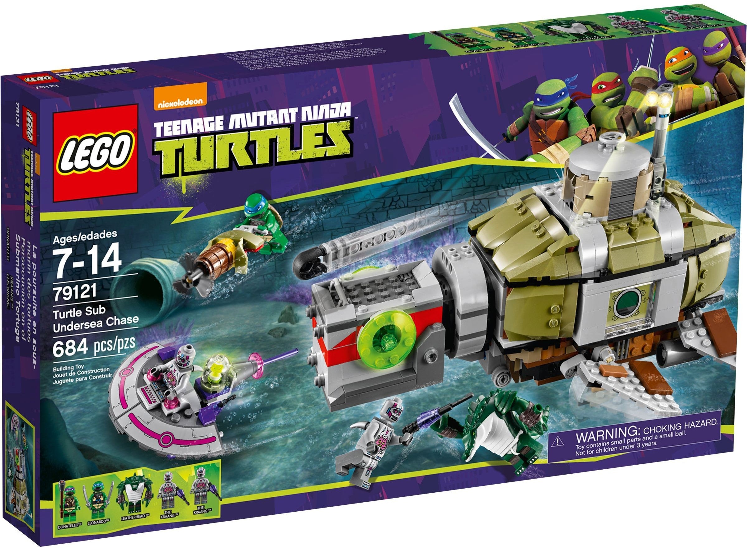 79121 TMNT Turtle Sub Undersea Chase