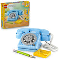 31174 LEGO Creator 3in1 Retro Telephone Toy with Rotary Dial - Transforms into a 1980s Model or 2 Mobile Phones from the 2000s - Creative Gift for 8+ Year Old Girls & Boys