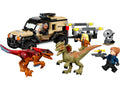 U-76951 USED Jurassic World Pyroraptor & Dilophosaurus Transport