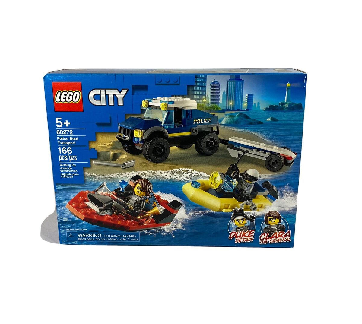 60272 Lego City Police Boat Transport