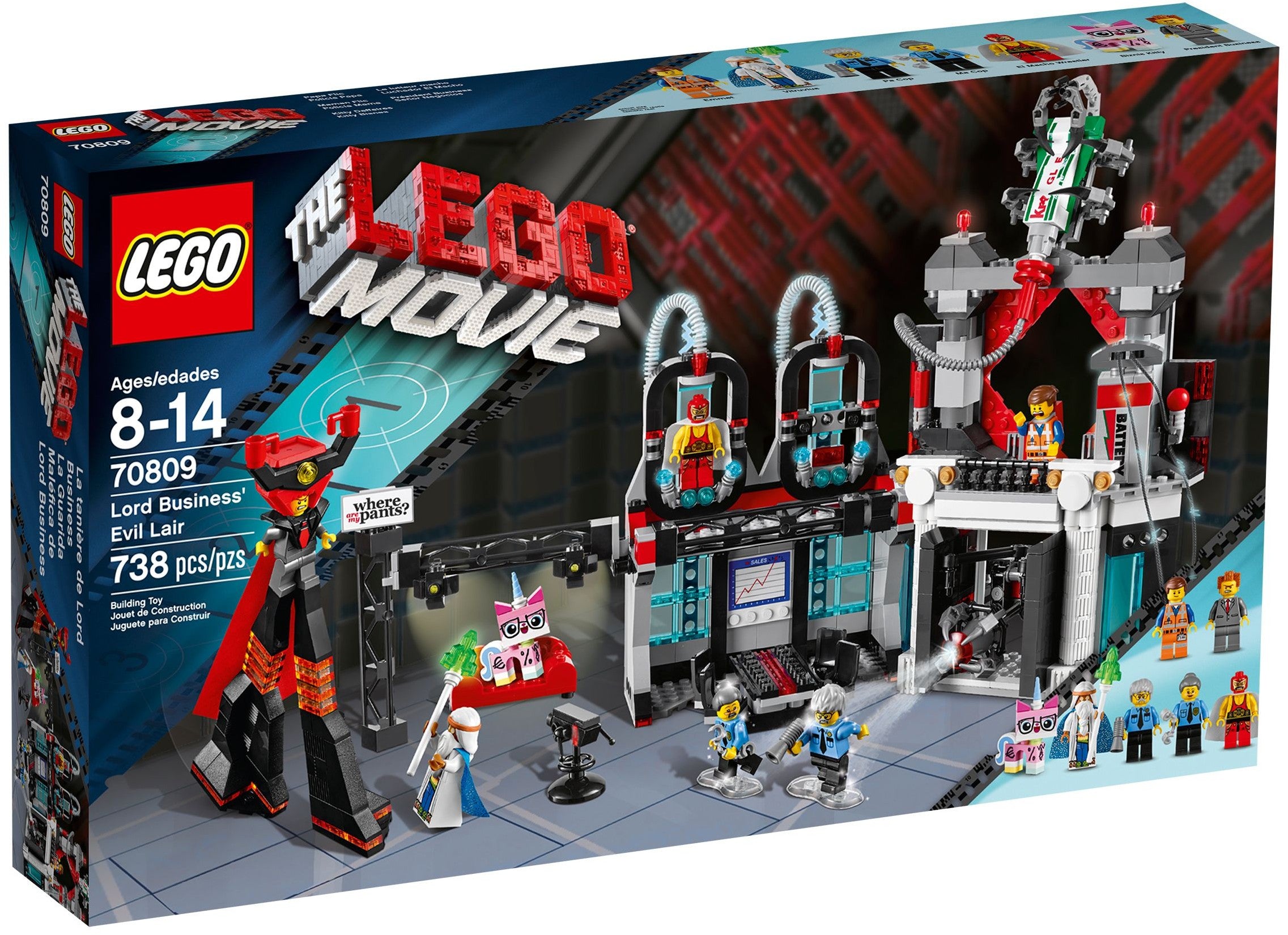 U-70809 Used Lego Lord Business' Evil Lair