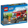 D15-60107 Damaged City Fire Ladder Truck