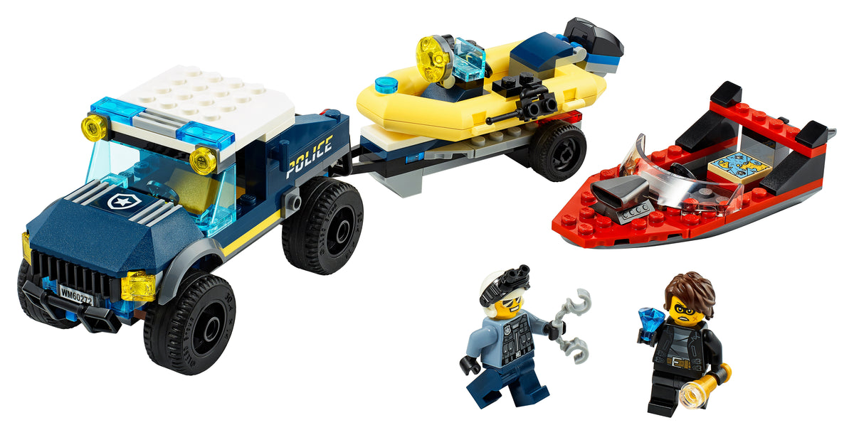 60272 Lego City Police Boat Transport