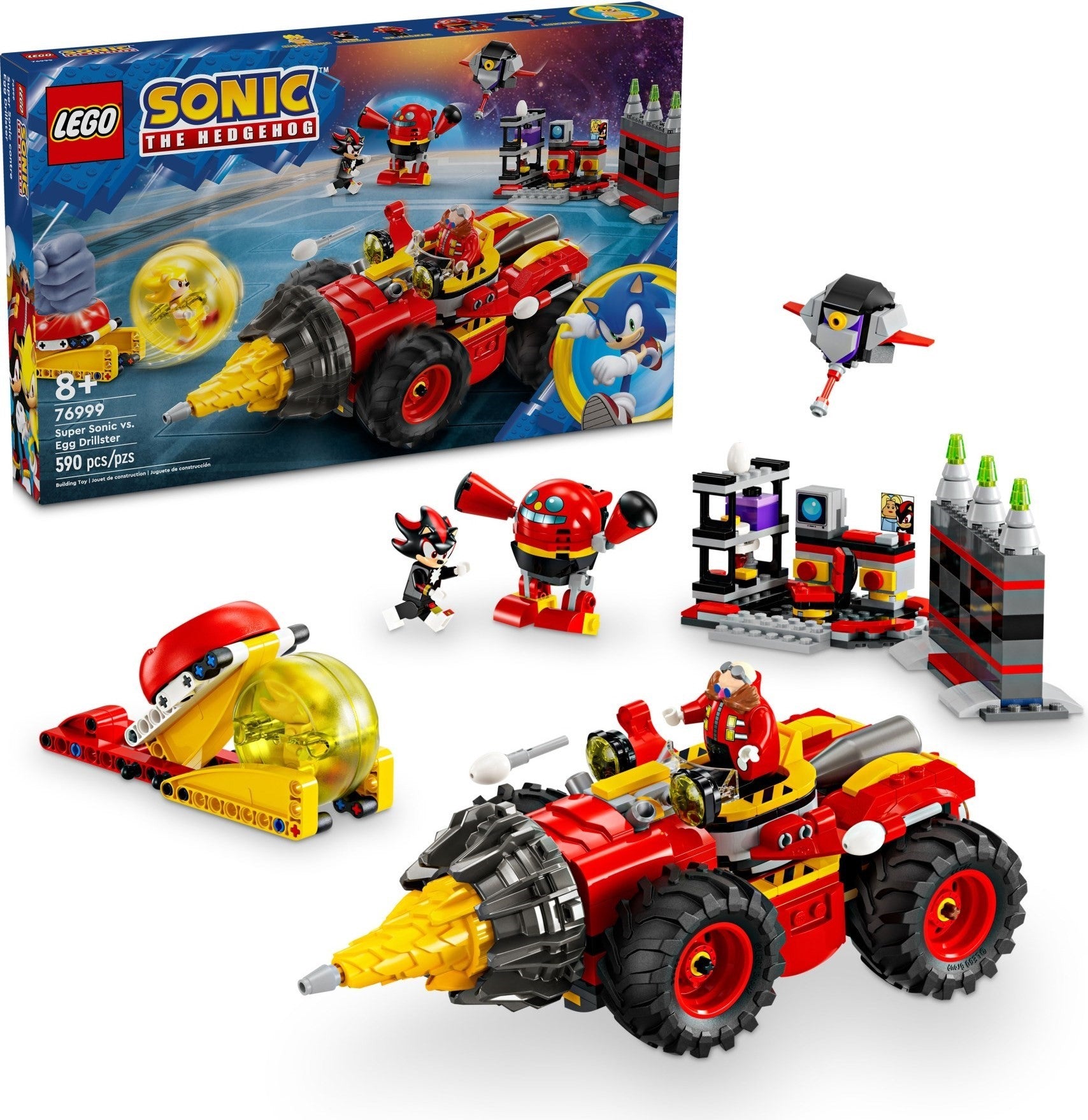 76999 Super Sonic vs. Egg Drillster