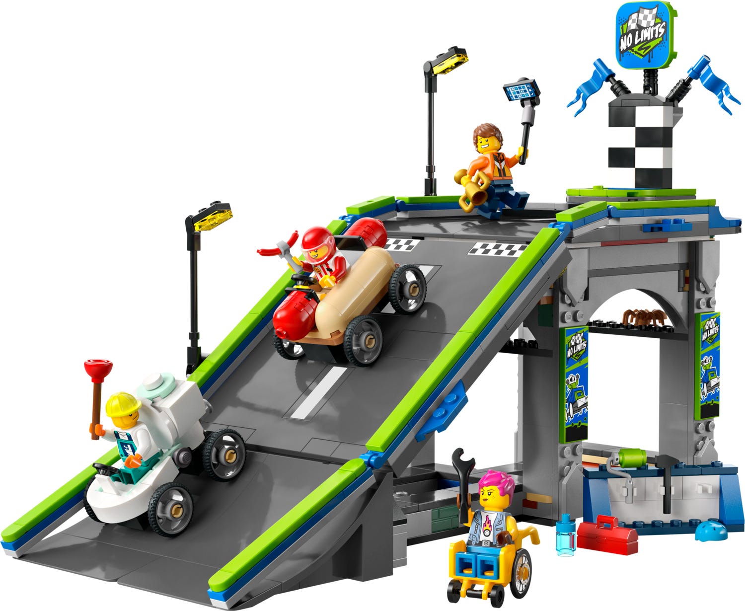 60460 LEGO - City No Limits: Race Car Ramp Track