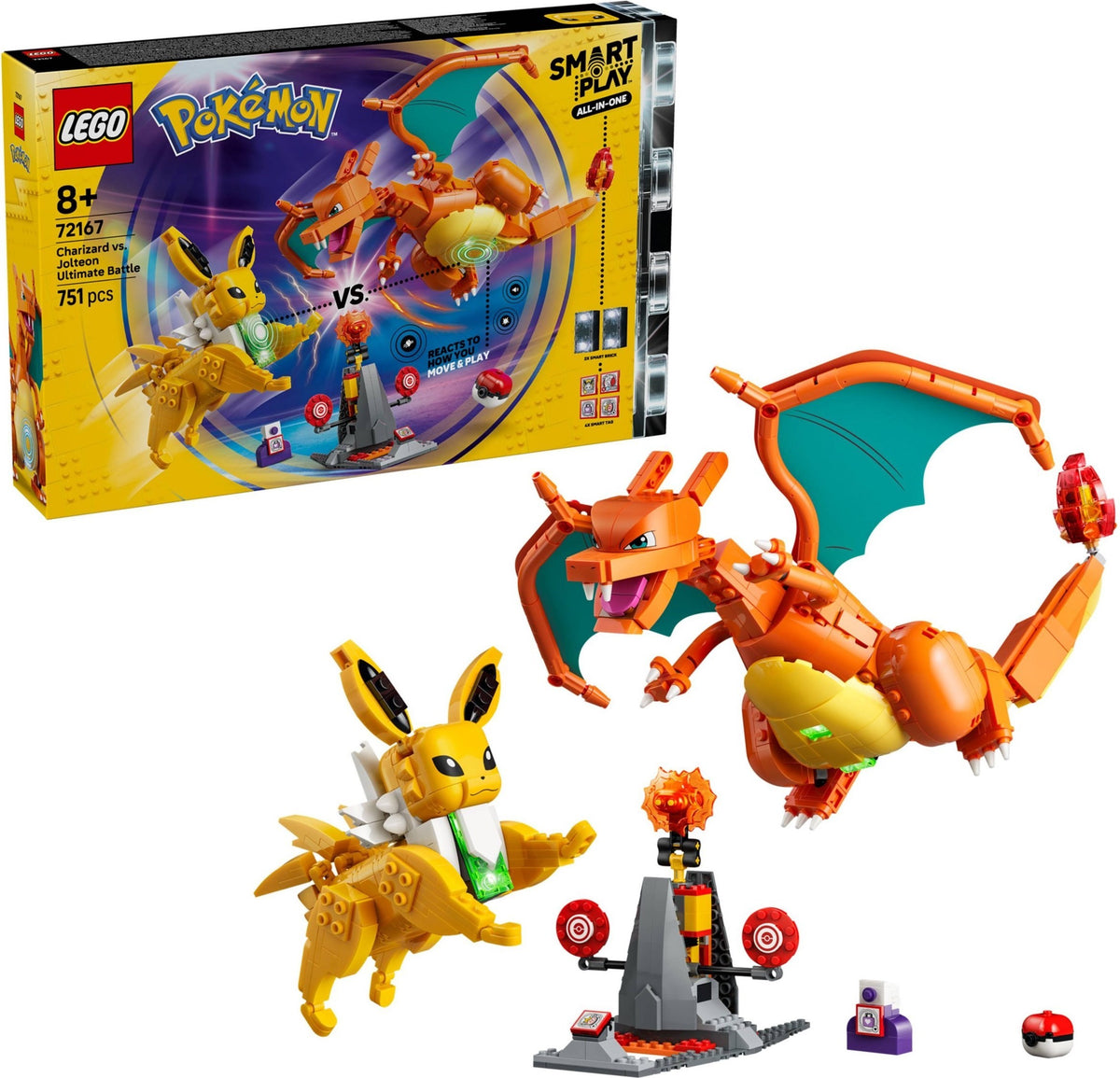 72167 Pokémon Charizard vs. Jolteon Ultimate Battle