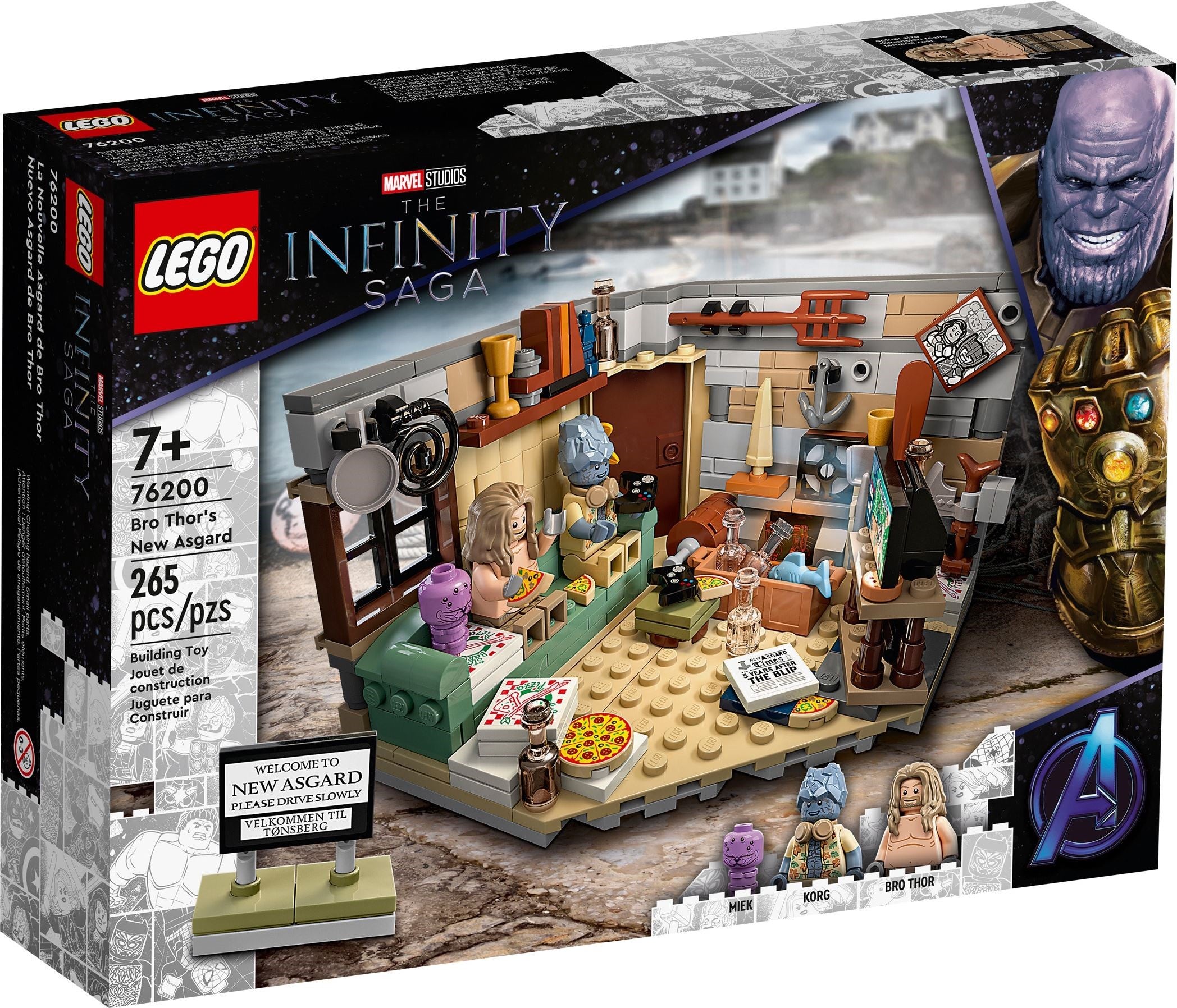 U-76200 Used Lego MARVEL SUPER HEROES Bro Thor’s New Asgard