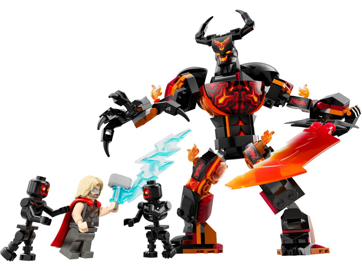 U-76289 Used Thor vs. Surtur Construction Figure