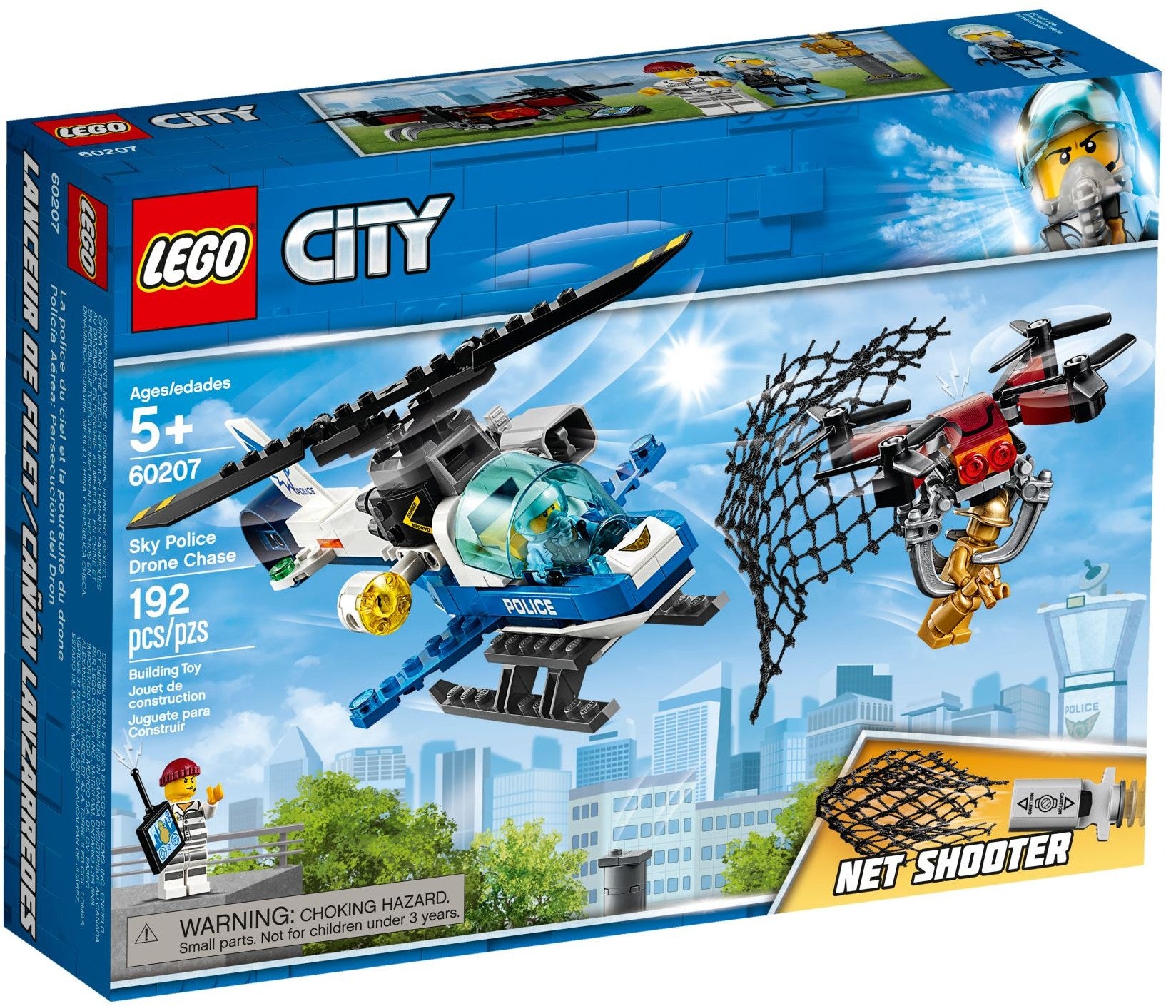60207 Lego City Sky Police Drone Chase