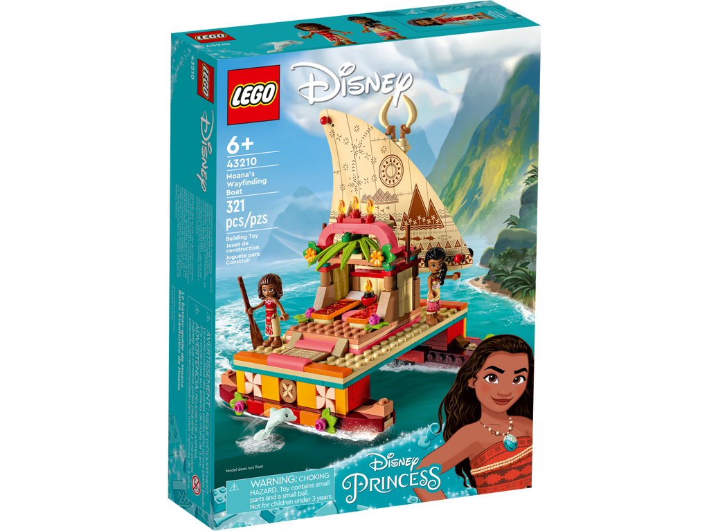 43210 LEGO Disney Princess Moana's Wayfinding Boat