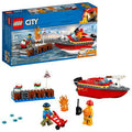 60213 LEGO City Dock Side Fire Building Kit (97 Pieces)