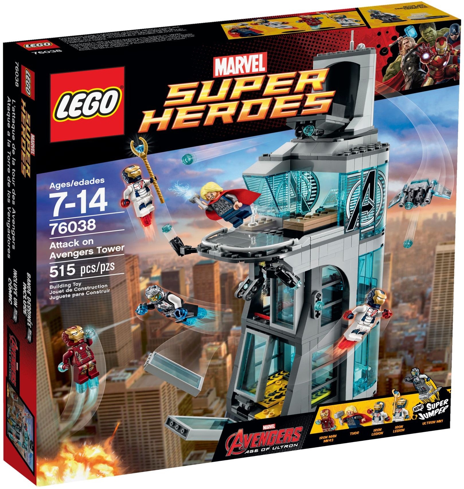 76038 Lego MARVEL SUPER HEROES Attack on Avengers Tower